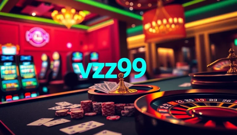Experience the thrill of online gaming with vz99’s immersive casino tables and vibrant slot machines.